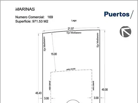 Terreno en Venta en Puertos - Barrio Marinas, USD 264.000