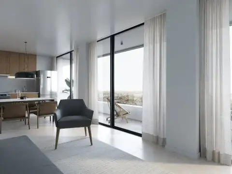 Departamento 1 ambiente a estrenar Distrito Nueva Lynch piso 16