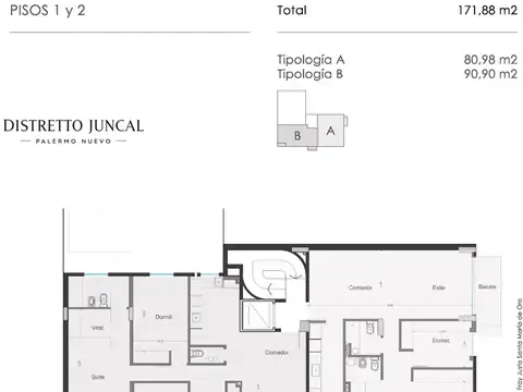 Departamento en Venta en Palermo, USD 280.000