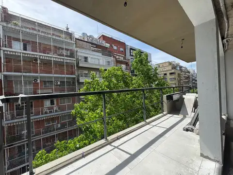 Monombiente divisible a Estrenar al frente con balcón