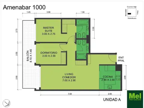 Departamento en Venta de 3 ambientes
