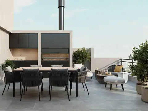 Departamento 2 ambientes con 1 baño