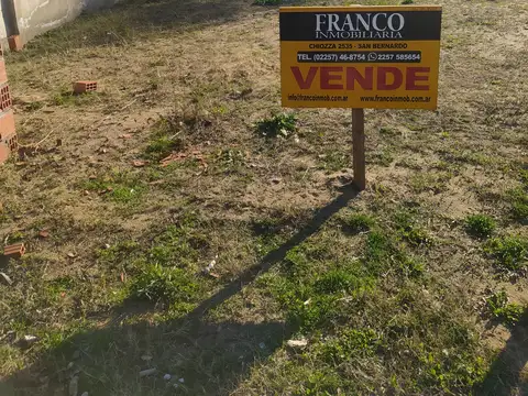 VENTA TERRENO SAN BERNARDO