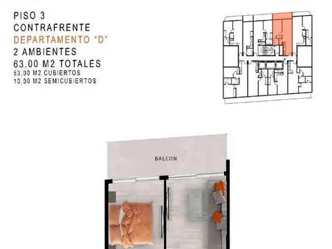 Muñiz 800, Piso 3