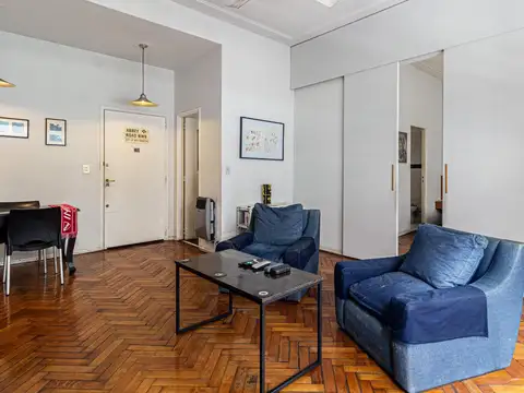 Departamento 2 ambientes con 1 baño