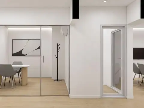 Oficina 3 ambientes con 2 baños