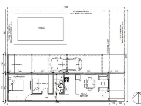 VENTA | PERMUTA - Casa 2 dormitorios, piscina y cochera - Altos de Pellegrini, Roldán.