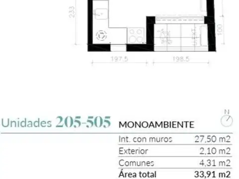 Departamento en Venta en Cordon , USD 115.000