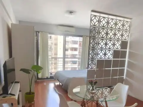 Alquiler Monoambiente 32m2  con Balcón y Amenities Amoblado