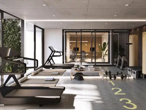 Departamento Monoambiente con 1 baño