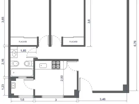 Departamento en Venta de 2 dormitorios