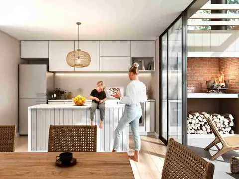 Casa 4 ambientes con 2 baños