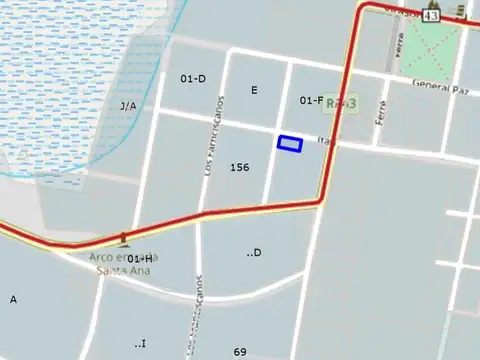 Terreno en Venta en Santa Ana, USD 50.000