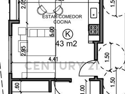 SAAVEDRA EN POZO. AMENITIES. 3 AMB.