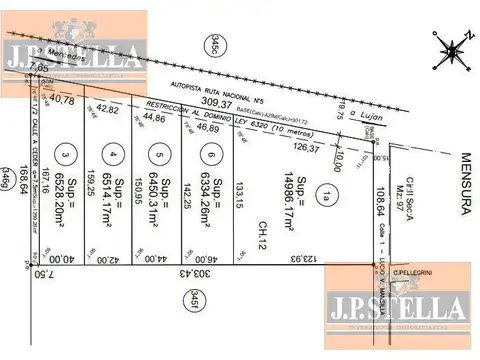 Terreno en Venta 150  mts Fondo