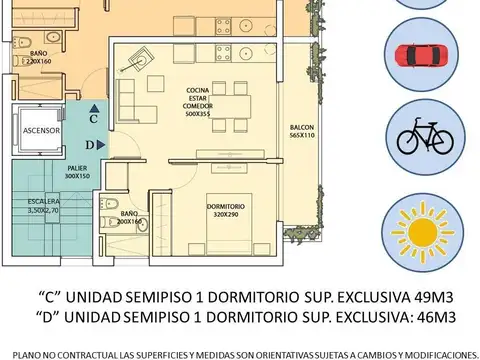Departamento en Venta con 3 cocheras