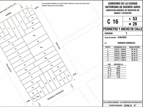 Terreno en Venta 8,66  mts Fondo