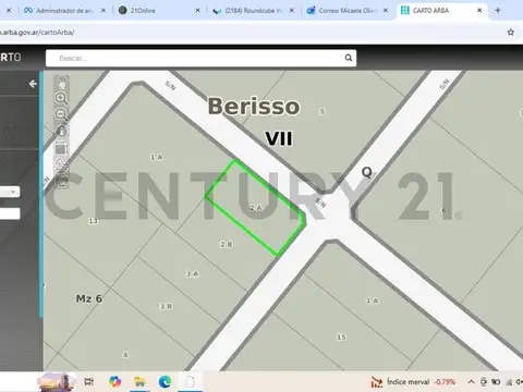 Terreno en venta . En la hermosura