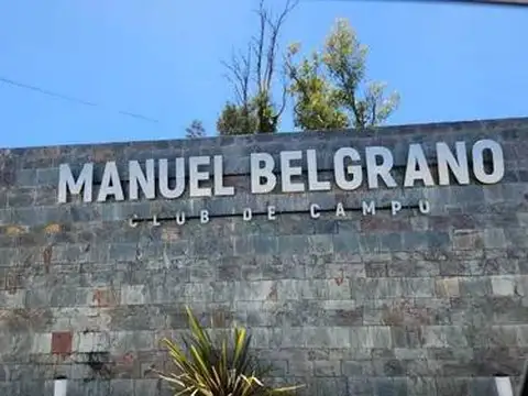 Terreno En Vena Club De Campo Manuel Belgrano
