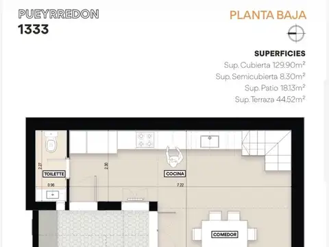 Casa 3 dormitorios amenities - Pueyrredon 1333
