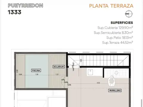 Casa 4 ambientes con 2 baños