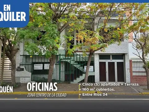 EN ALQUILER Oficinas zona Centro Neuquen 