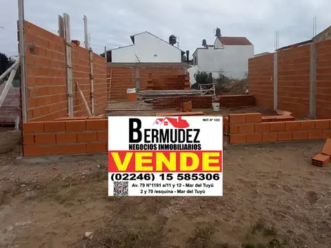 Venta Chalet 4 Ambientes Al Frente A Metros Del Mar Calle 1 Esq 85 Mar Del Tuyu Anticipo Y Cuotas 