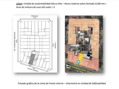 Terreno en Venta 8  mts Frente