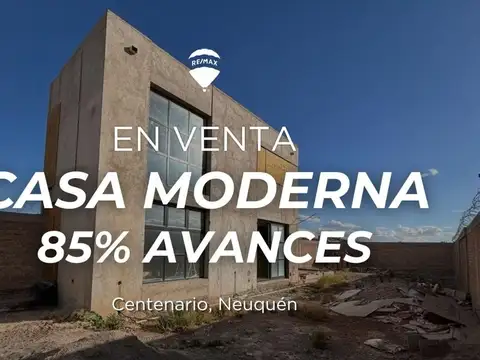 VENTA CASA EN CONSTRUCCION CENTENARIO
