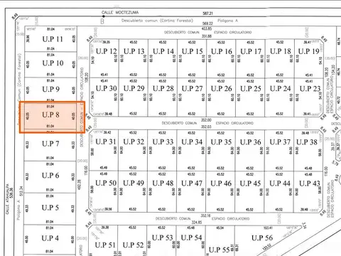 Terreno en Venta 81  mts Fondo