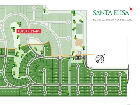 Terreno en Venta en Pilar Del Este - Santa Elisa, USD 52.000