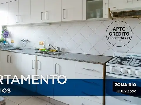 DEPARTAMENTO EN VENTA DOS DORMITORIOS ZONA RIO