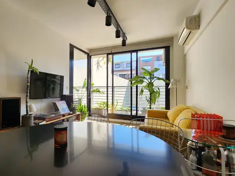 Departamento 2 ambientes con 2 baños