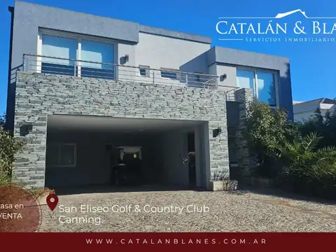San Eliseo Golf - Casa Moderna En Venta.