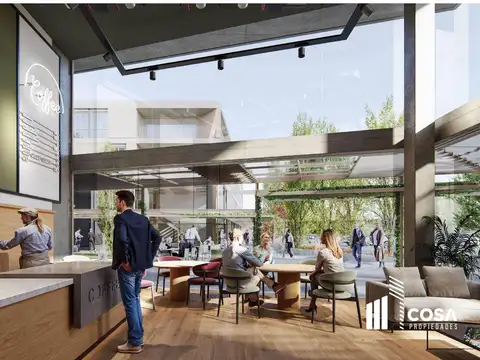 Oficina en venta 1 ambiente Galinda Funes Santa Fe Detalles de diseño y calidad constructiva