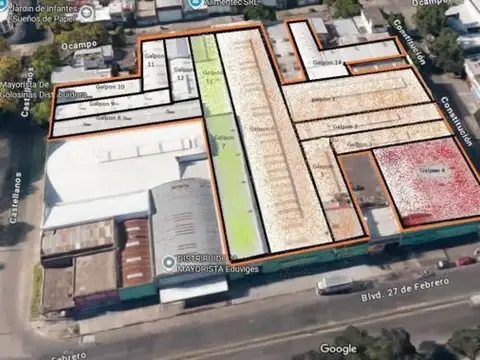 VENTA GALPON DE 778m2 SOBRE BV 27 DE FEBRERO