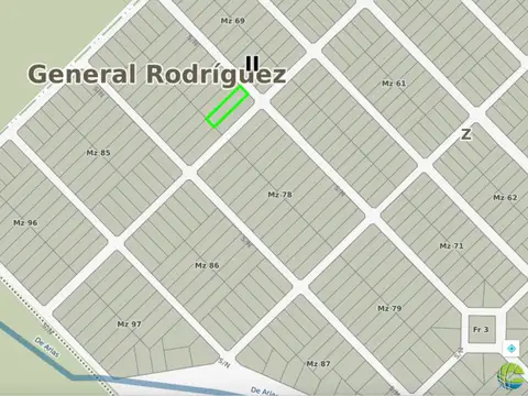 Terreno en Venta 80  mts Frente
