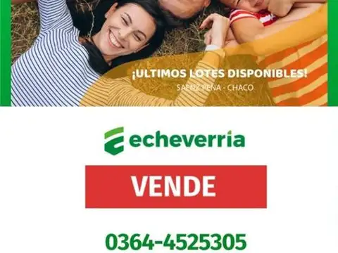 Terrenos/fracciones/loteos - loteos - parque norte, presidente roque sáenz peña