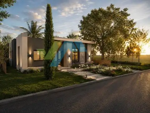 Moderna casa con pileta en Pilar del Este