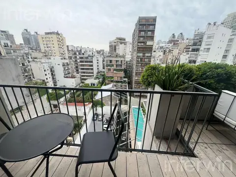 Departamento 2 ambientes con 2 baños
