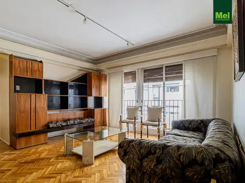 3 AMBIENTES EN VENTA,BALCON,PISO ALTO, SEGURIDAD,IMPECABLE 