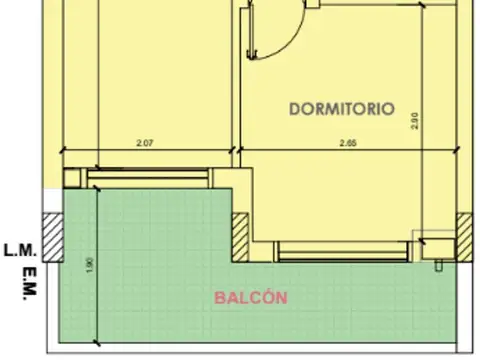 Departamento en Venta de 2 ambientes