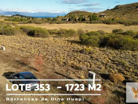 Terreno en venta - 1723mts2 - Dina Huapi, Rio Negro