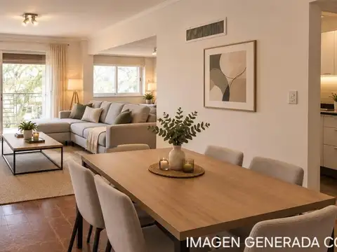 DEPARTAMENTO 3 AMBIENTES CON DEPENDENCIA, BALCÓN Y ESPACIO GUARDACOCHE 
