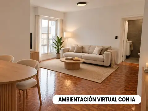 DEPTO RECICLADO: 2 AMB CON BALCON FRANCES  CERCA DE LA ESTACION DE VILLA LURO
