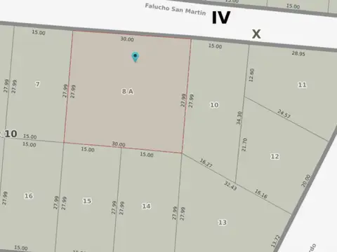 Terreno en Venta de 960,0 m2