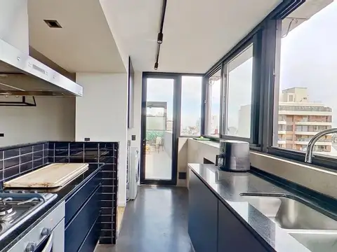 Vende 2 ambientes con balcon terraza en Palermo