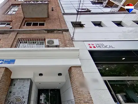 Vende 2 ambientes con balcon terraza en Palermo