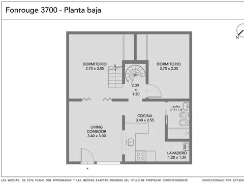 Fonrouge 3700, Piso 0