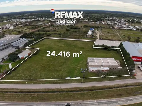 Predio industrial logístico en venta sobre ruta 16